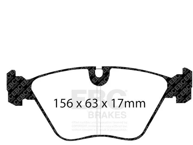 Front Brake Pad Set for Jaguar XJ8 (1998–2006) CF964ZM