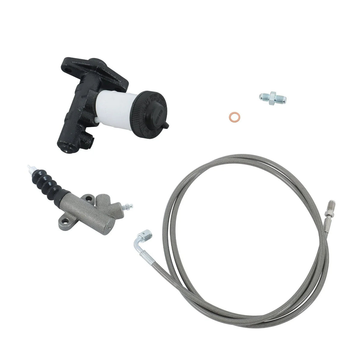 Master Cylinder & Stainless Clutch Line Kit for Mazda Miata (1990–2005)