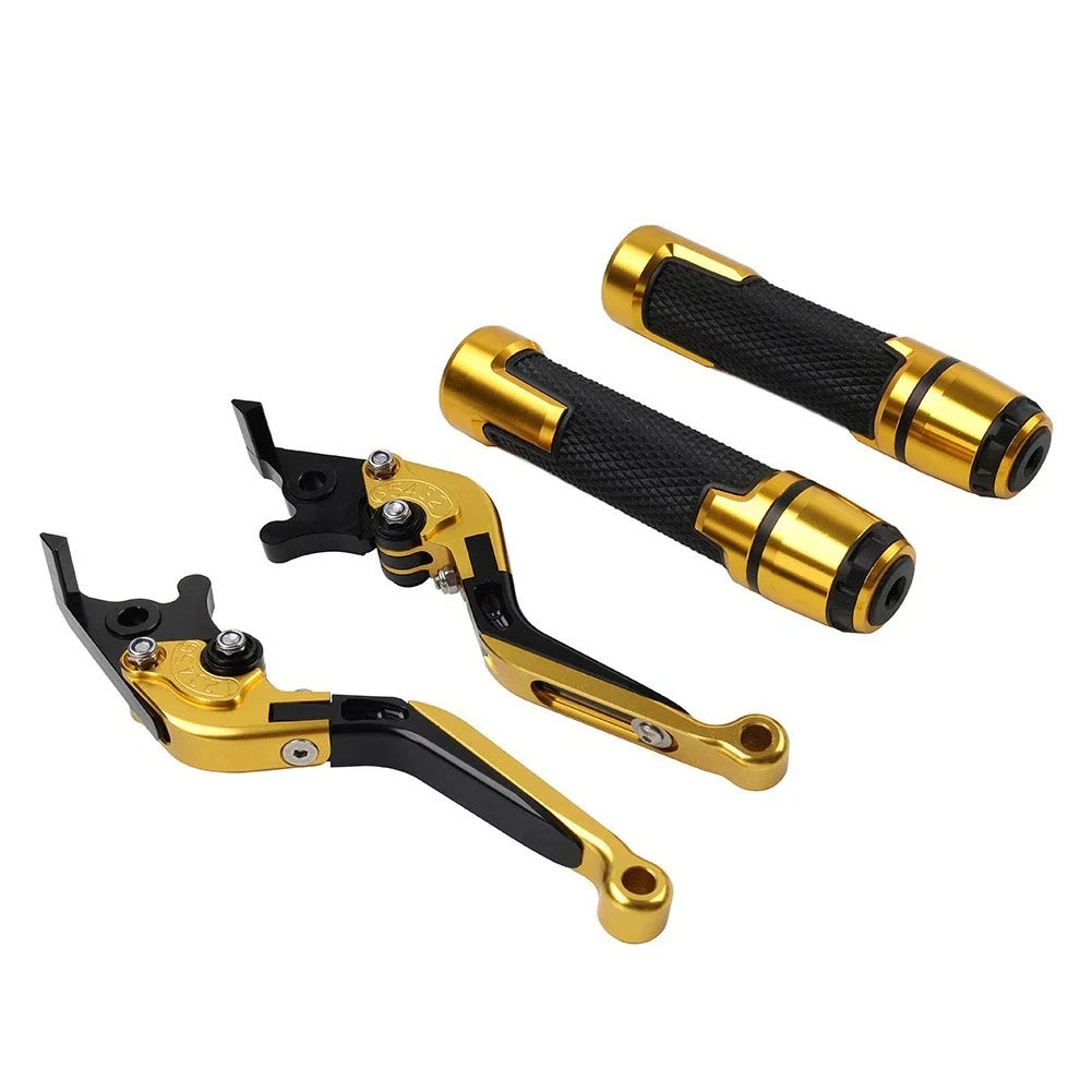 Folding Extendable Brake Clutch Levers for BMW C650GT C600 (2012–2016) Gold
