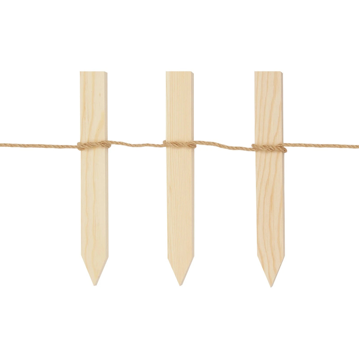 50PCS Wooden Garden Stake for Fence Post and Flowerbeds