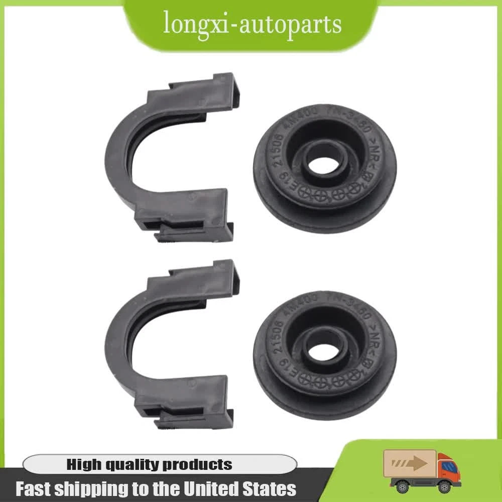 Upper Radiator Mount Bracket & Bushing for Nissan Maxima Quest Rogue Altima (2000–2023) - 65846-30F00, 21542-CA000, 21542CA000