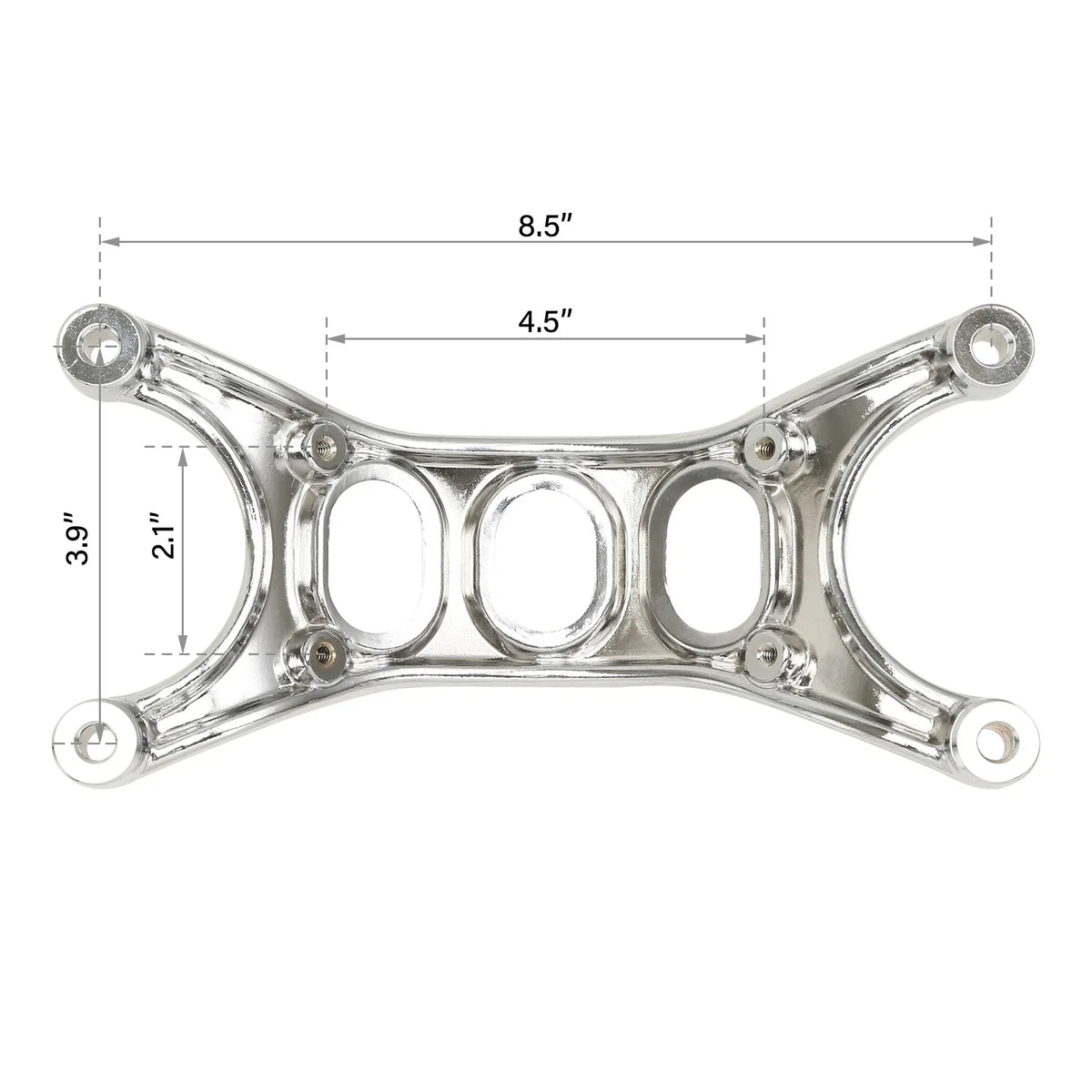 Chrome Front Fender Brace Forks for Harley Forty Eight 48 XL1200X (2016–2022)