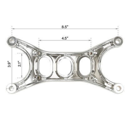 Chrome Front Fender Brace Forks for Harley Forty Eight 48 XL1200X (2016–2022)