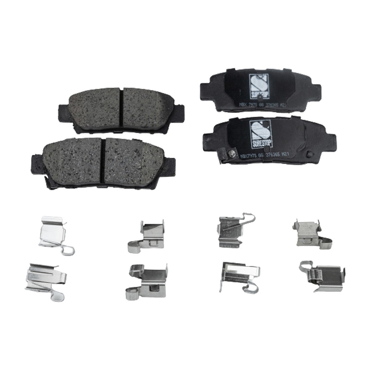 Rear Brake Disc Rotors and Pads Kit for Toyota Avalon (1998–1999)