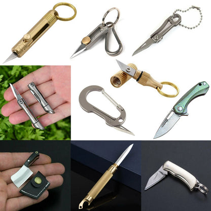 Folding Keychain Knife for Emergency/Survival Use