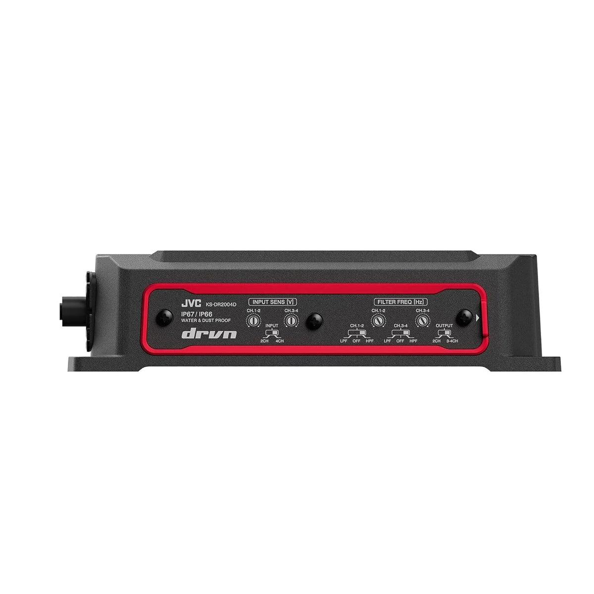 JVC KS-DR2004D Compact 4-Channel Digital Amplifier for Automotive (C12)