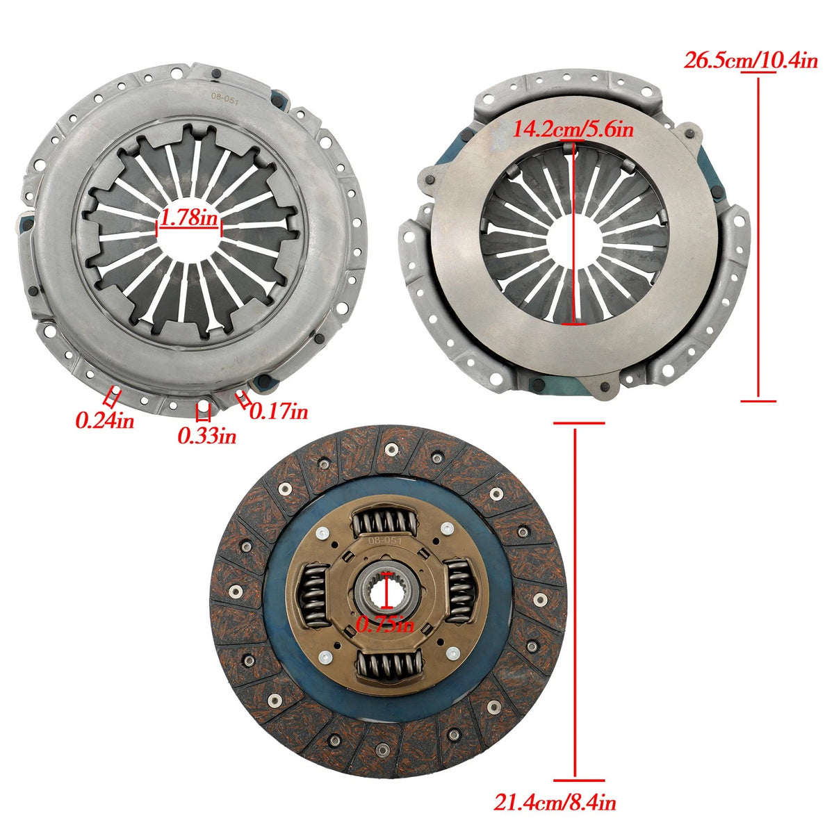 Transmission Clutch Kit for Honda Civic (2006–2015) AUD61040D