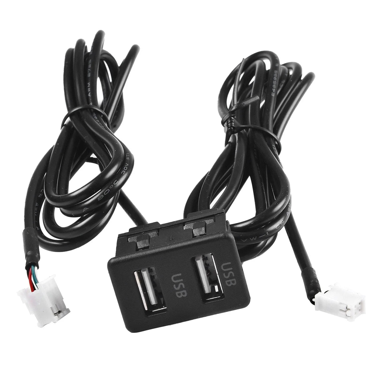USB Socket for Most Cars (3.4x2.2cm, 4pin+6pin)