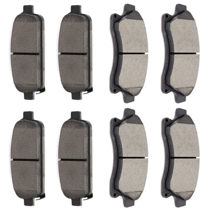 Set of 4 Ceramic Brake Pads for Chevrolet Cruze (2011–2013)
