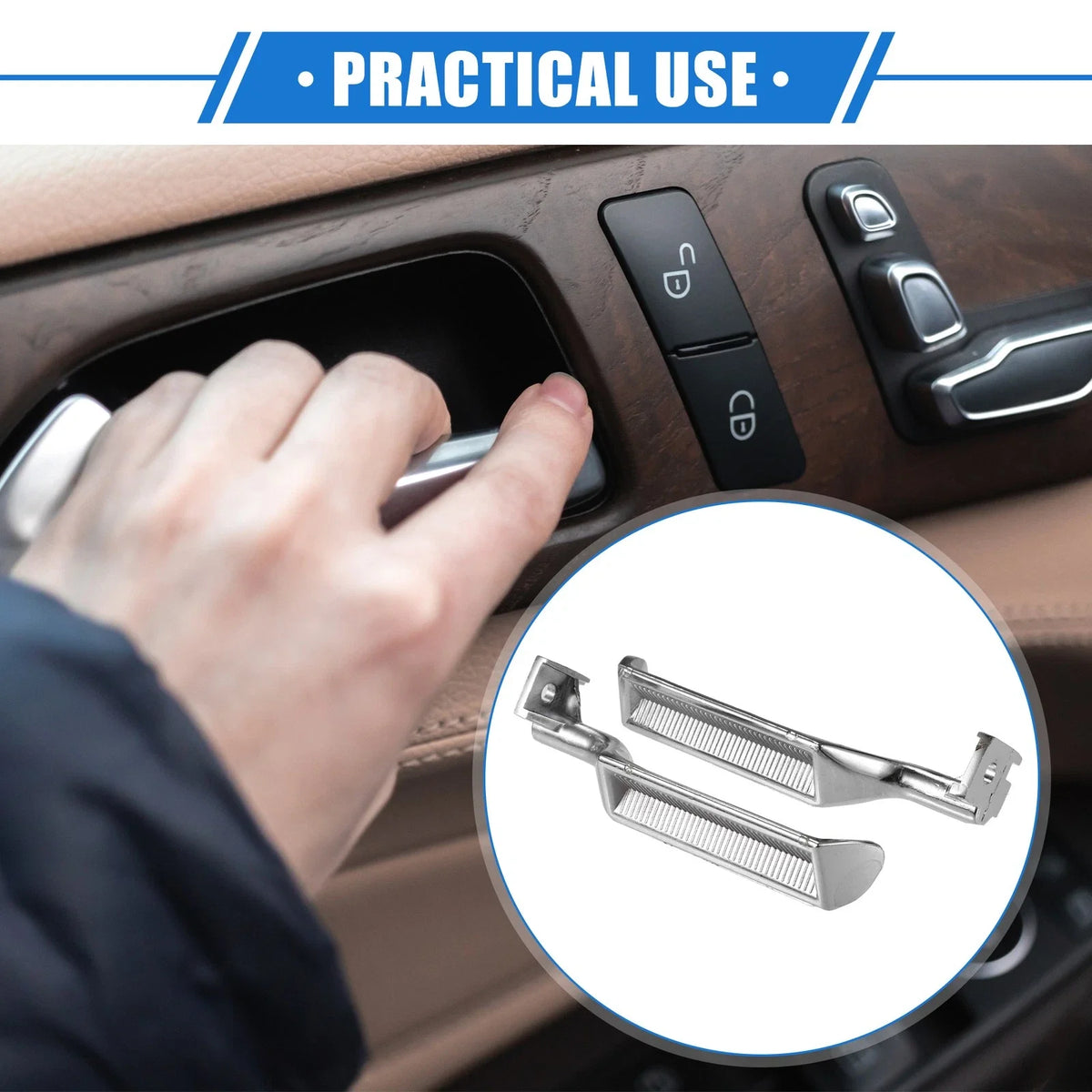 2X Interior Door Handle for Ford Bronco F150 F250 (1987–1996)