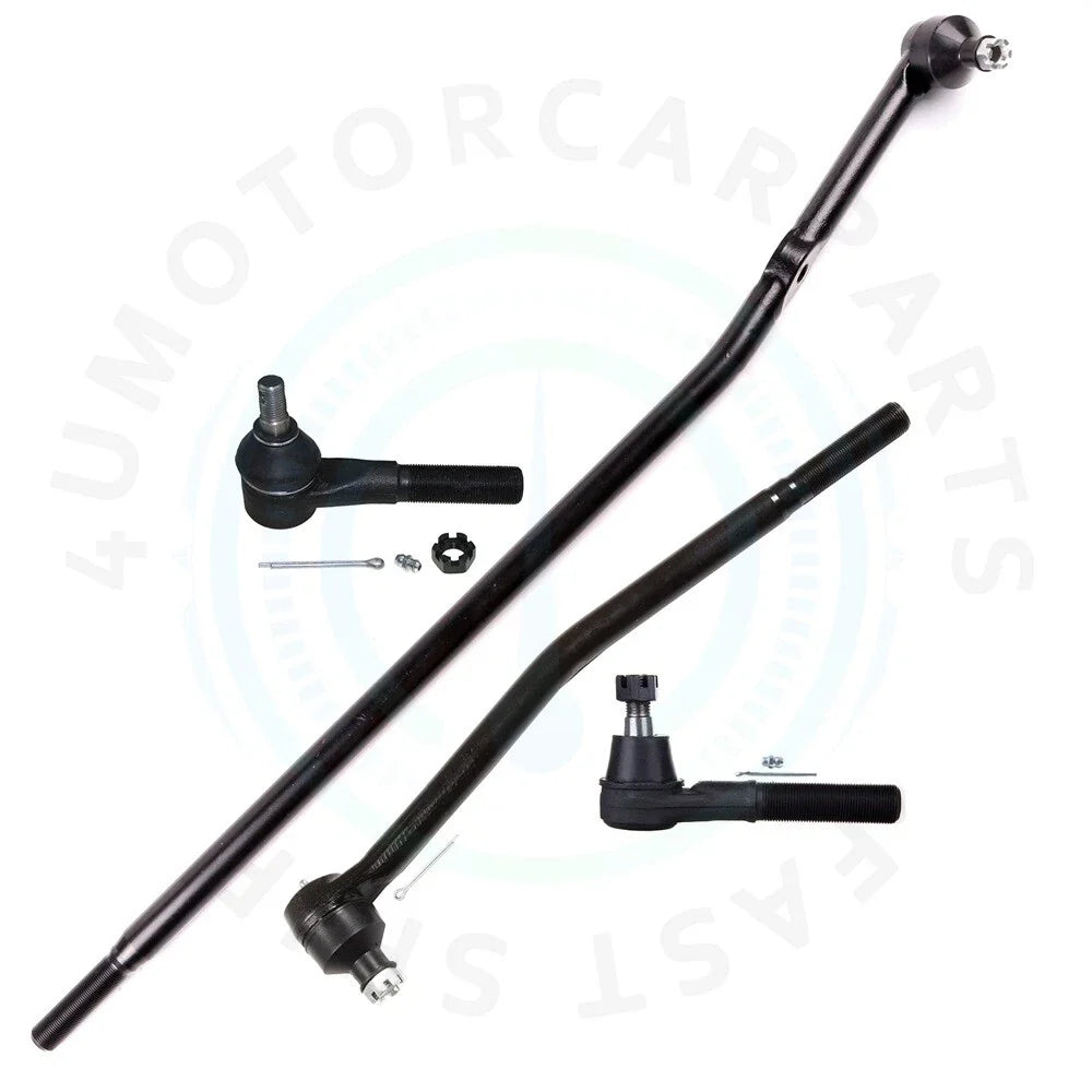 Set of 4 Front Outer Tie Rod Links for Ford E-150 Econoline (1995–2002)