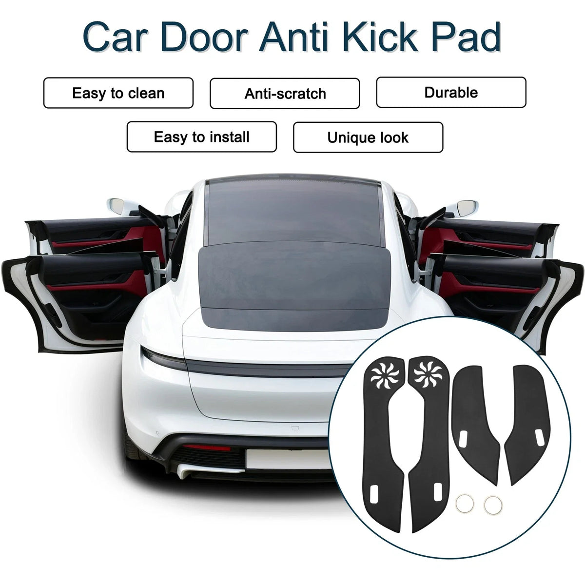 Set of 1 Car Door Anti Kick Pad Protector for Honda Accord (2008–2013)