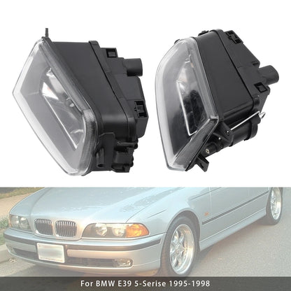 Pair Fog Light Housing for BMW E39 5-Series (1995–1998) 63178360575, 63178381977