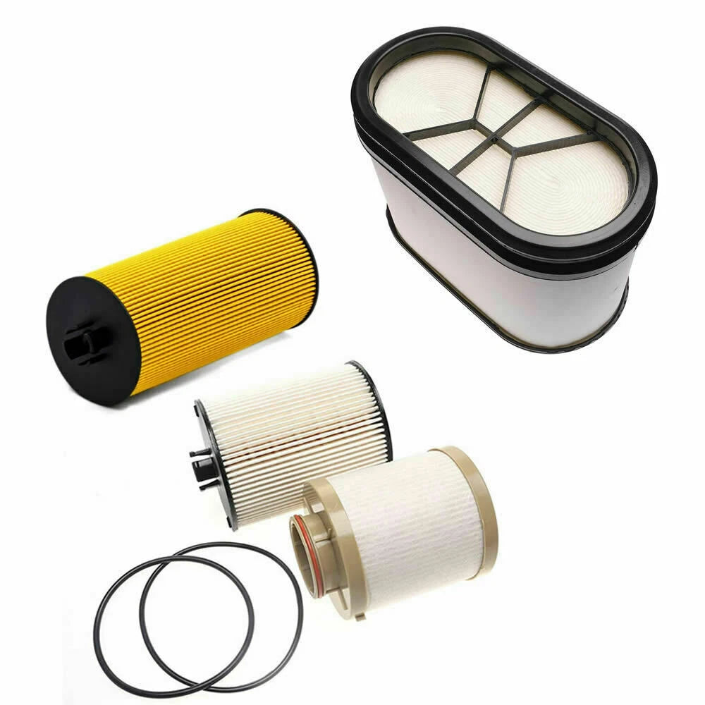 Oil Air Fuel Filter Kit for Ford 6.4L Powerstroke (2008–2010) FD-4617, FL-2016, FA-1886