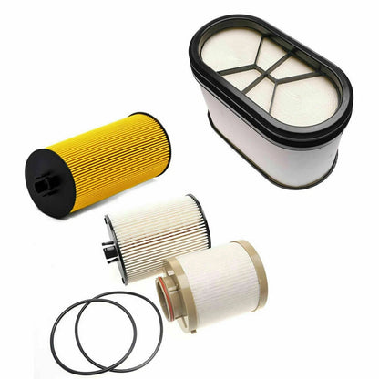 Oil Air Fuel Filter Kit for Ford 6.4L Powerstroke (2008–2010) FD-4617, FL-2016, FA-1886