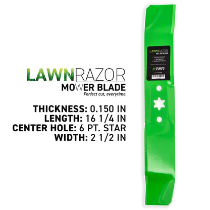 Mower Blades Belt Kit for Cub Cadet LT1045 LT1046 (46 Inch) 754-04153 954-04153 954-04153A