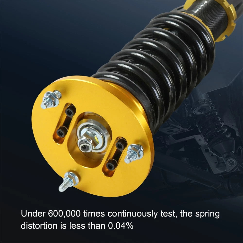 Set of 4 Adjustable Height Coilovers for BMW 3-Series E90 E91 (2006–2013) 12M143050M0506, 885316, 885317, 663308