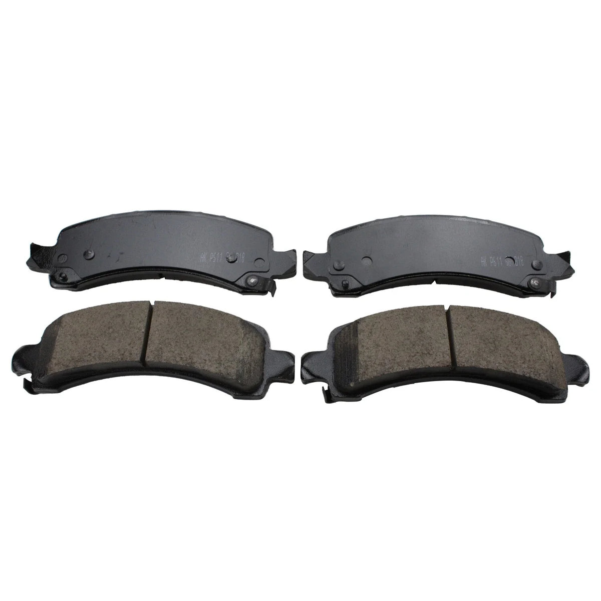 Set of 4 Akebono Performance Rear Ceramic Disc Brake Pads for Chevrolet GMC Cadillac