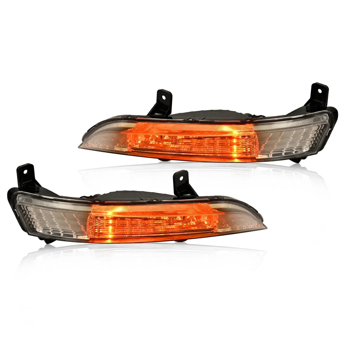 Pair of Turn Signal Light Lamps for Chevrolet Traverse (2013–2017) w/Bulb