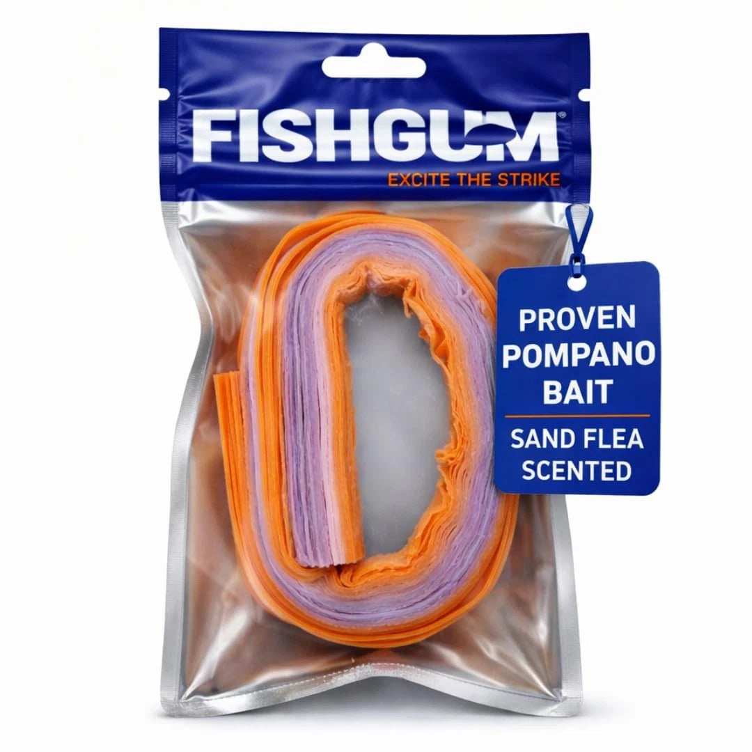 Saltwater Fishing Bait Strips Real Shrimp, Crab, Clam Scented Cut Bait