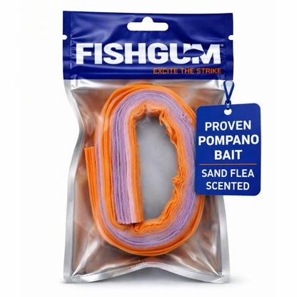 Saltwater Fishing Bait Strips Real Shrimp, Crab, Clam Scented Cut Bait