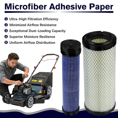 Inner & Outer Air Filter for Kawasaki FX850V