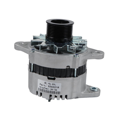 Alternator 2X 4080791 5263218 for Cummins 6B5.9 Hyundai R210-7 R220LC-7