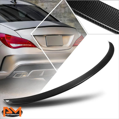 Carbon Fiber P-Type Rear Trunk Spoiler for Mercedes-Benz CLA Class (2013–2019)