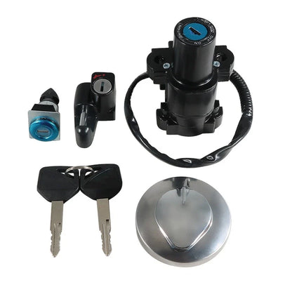 Ignition Key Switch and Fuel Tank Cap Set for Honda CB400SS (2004–2009)