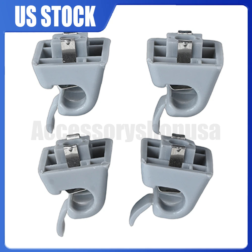 Set of 4 Sun Visor Shade Holder Clips for Mercedes E Class (W201 W123 W124) 12681000127101