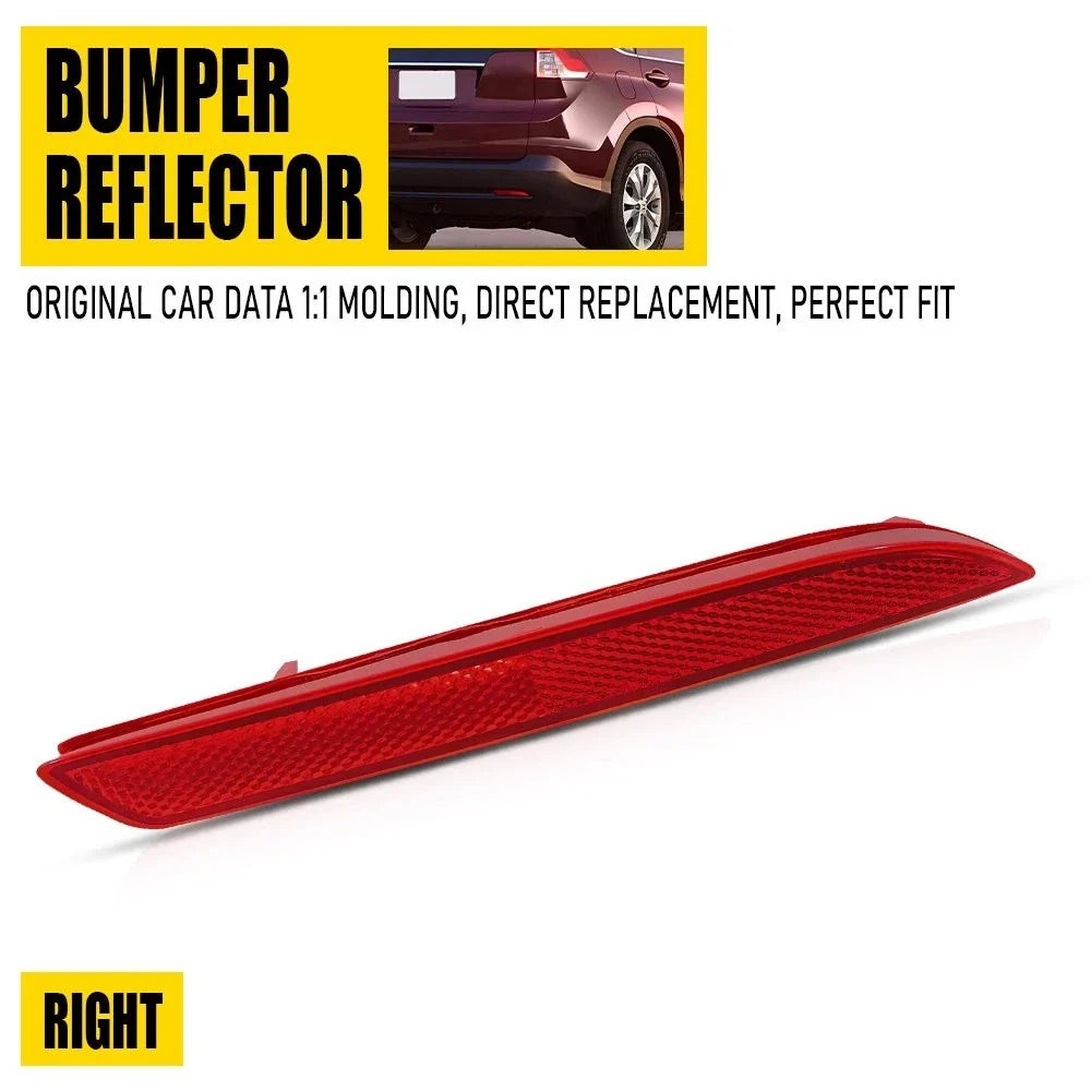 Red Rear Bumper Reflector Lens for Acura TSX (2011–2014) Right Side
