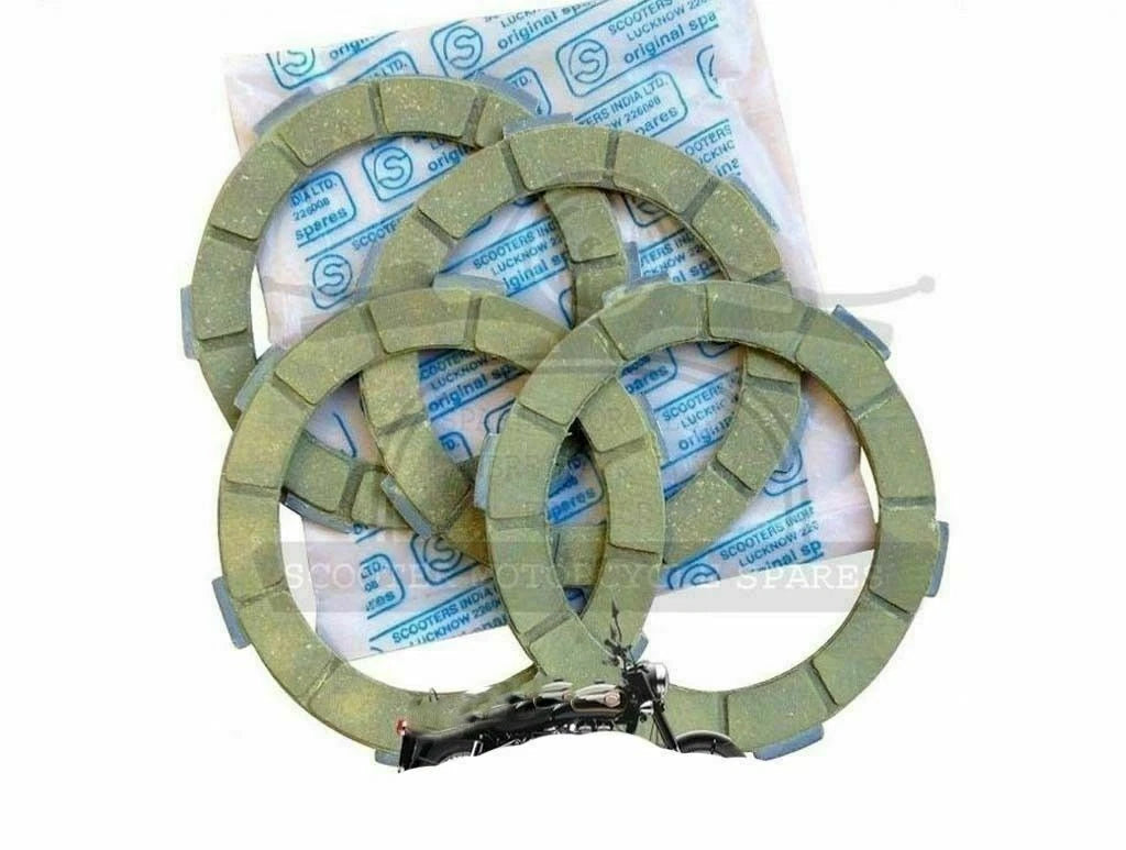 Set of 4 Clutch Plates for Lambretta GP LI SX TV Scooter
