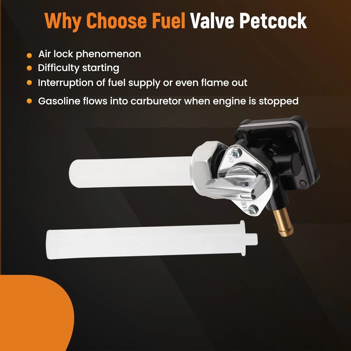 Fuel Valve Petcock for Harley-Davidson Heritage Springer (1997–2001)