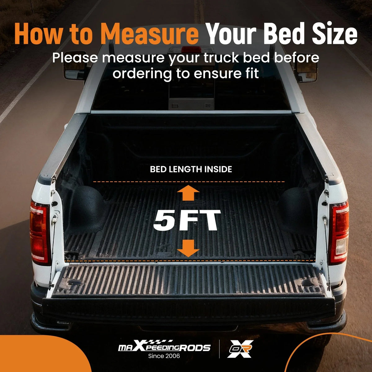 5ft 3-Fold Hard Bed Cover for Toyota Tacoma (2016–2026) Weather Proof