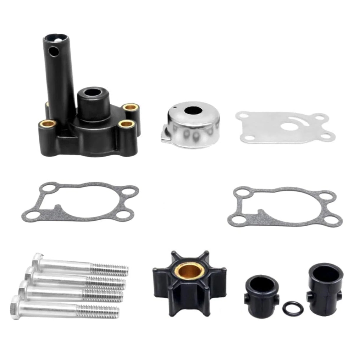 Water Pump Rebuild Kit w/ Housing for Johnson Evinrude 4-8 HP (396644)