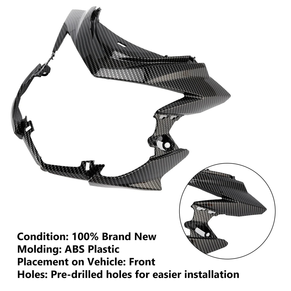 Front Nose Headlight Fairing Cover for Suzuki GSX-S750 (2017–2021)