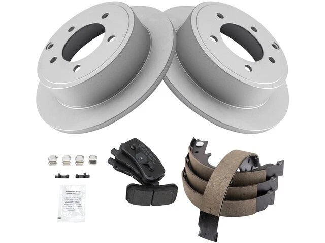 Brake Pad Rotor and Parking Brake Kit for Mitsubishi Lancer (2009–2014) 27476VBJM