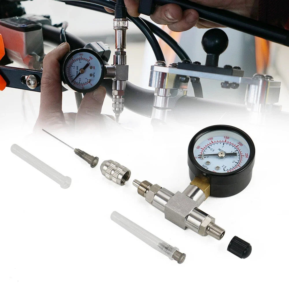 Suspension Shocks Nitrogen Needle Fill Tool Kit for Motorcycle ATV (350psi)
