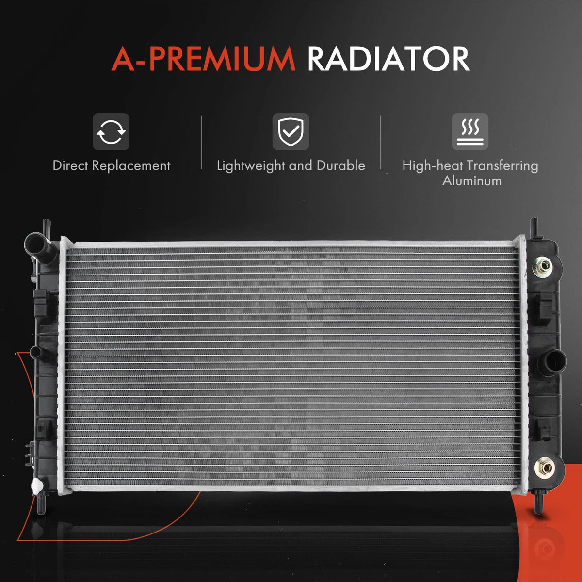 Radiator & Dual Cooling Fan Assembly for Chevy Malibu (2006–2010) FA50291C, GM3115208, FA70518
