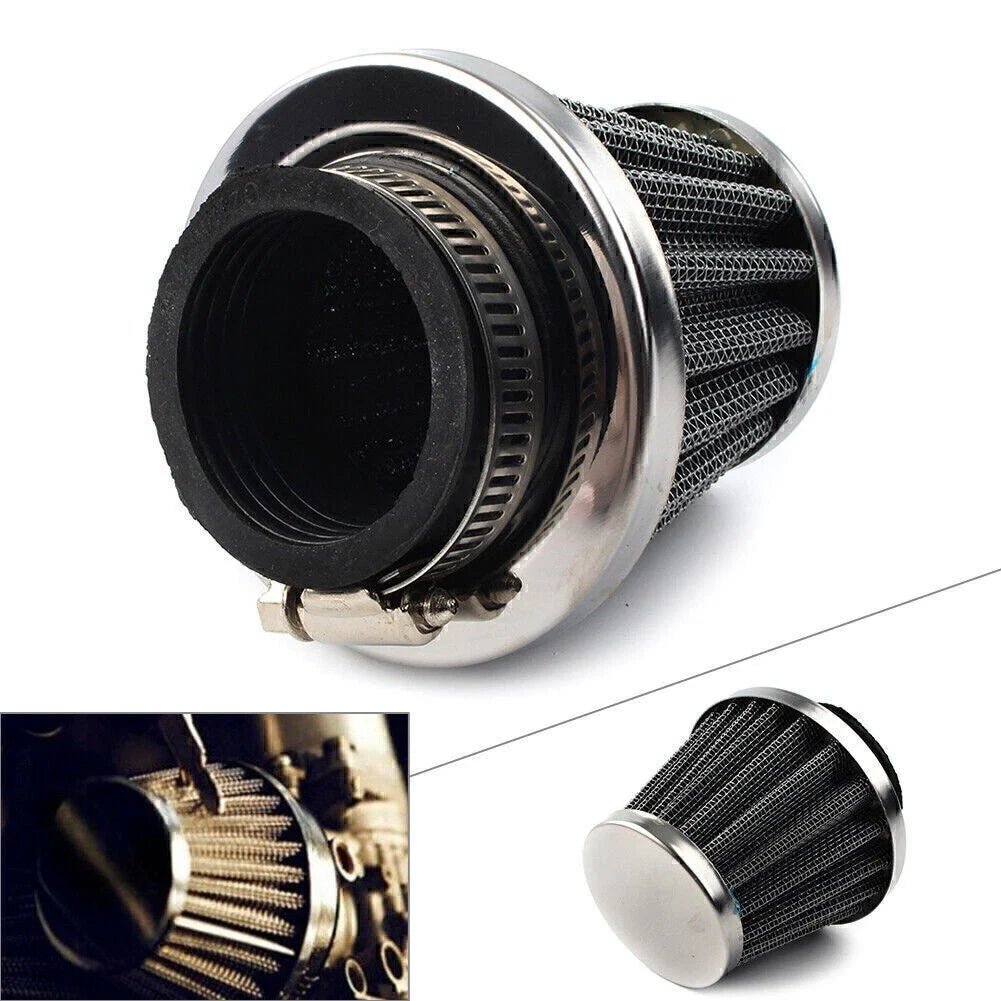 38mm Air Filter for Honda Kawasaki Yamaha Pit Bike ATV (50–70)