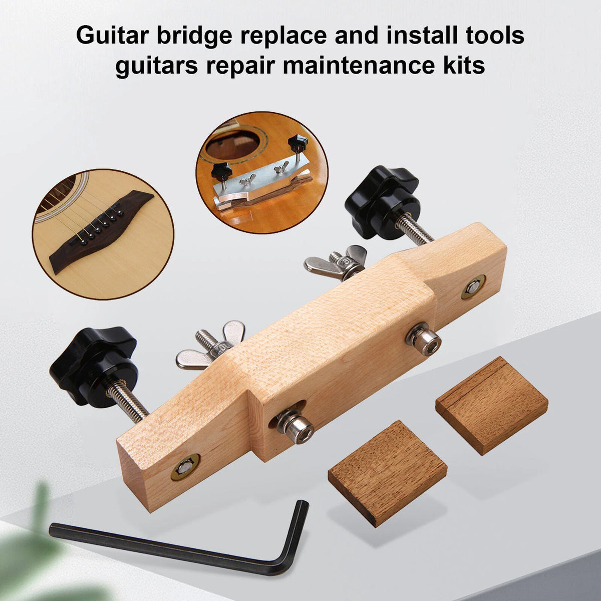 Guitar Bridge Clamp for Acoustic Guitar