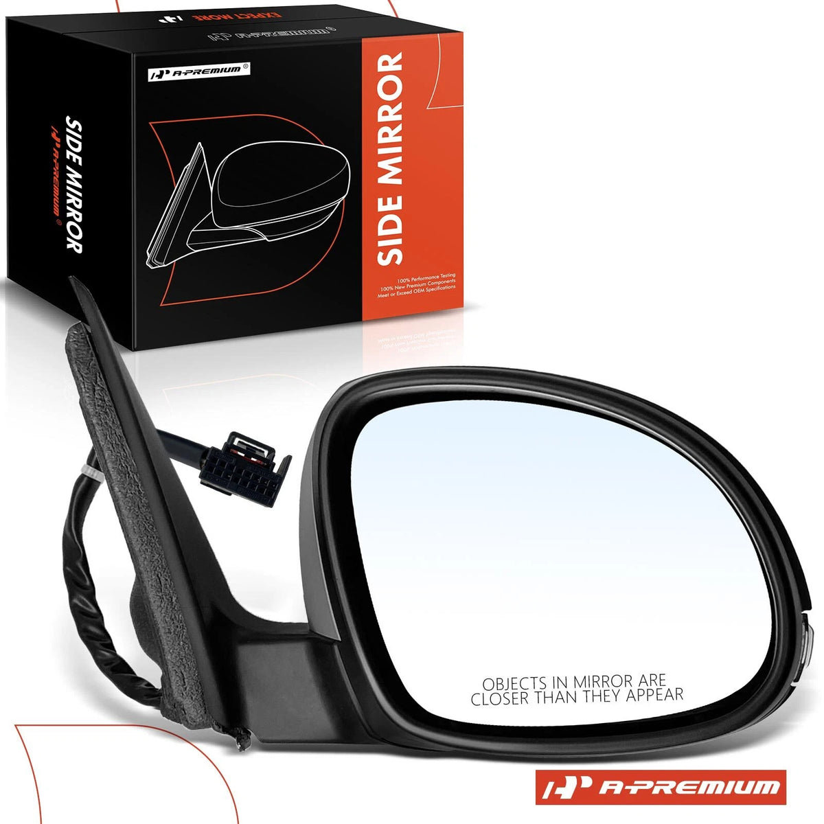 Power Adjust Mirror for VW Tiguan (2009–2018) 5N1857508S9B9, VW1321140