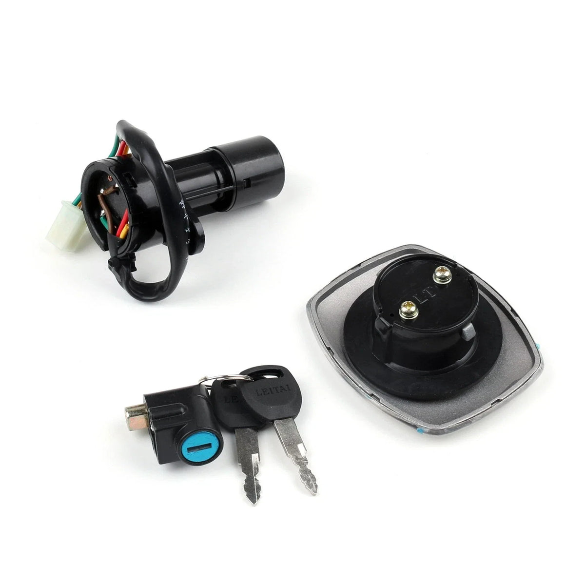 Ignition Switch Lock & Fuel Gas Cap Key Set for Suzuki GS125 (1982–2000)