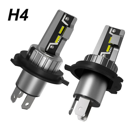 2X H4 HB2 9003 LED Headlight Bulbs 50W 10000LM 6500K for Cars