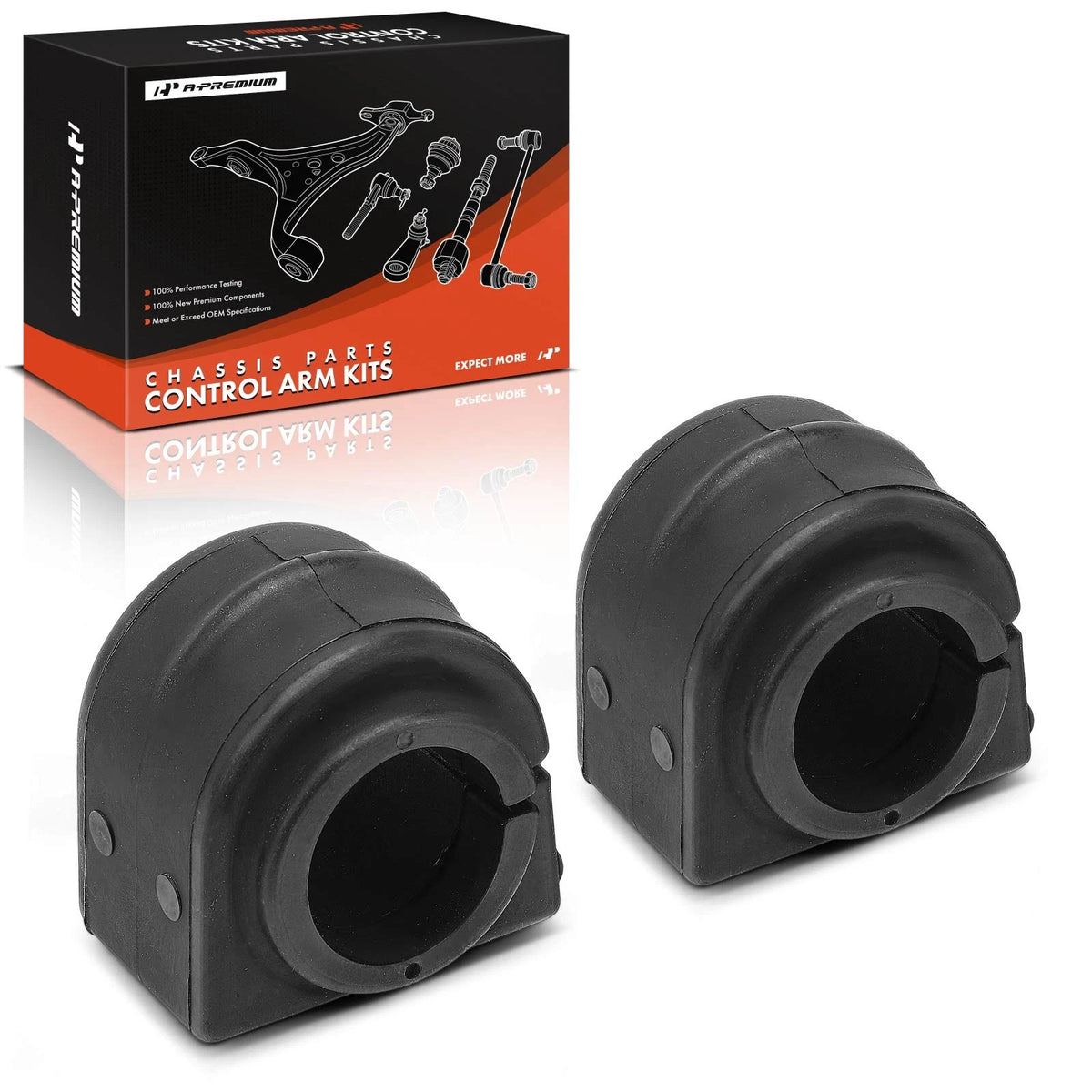 2X Front To Frame Bushing for Chevy Traverse (2009–2017), GMC Acadia (2007–2016), Buick Enclave (2008–2017) - MS508172