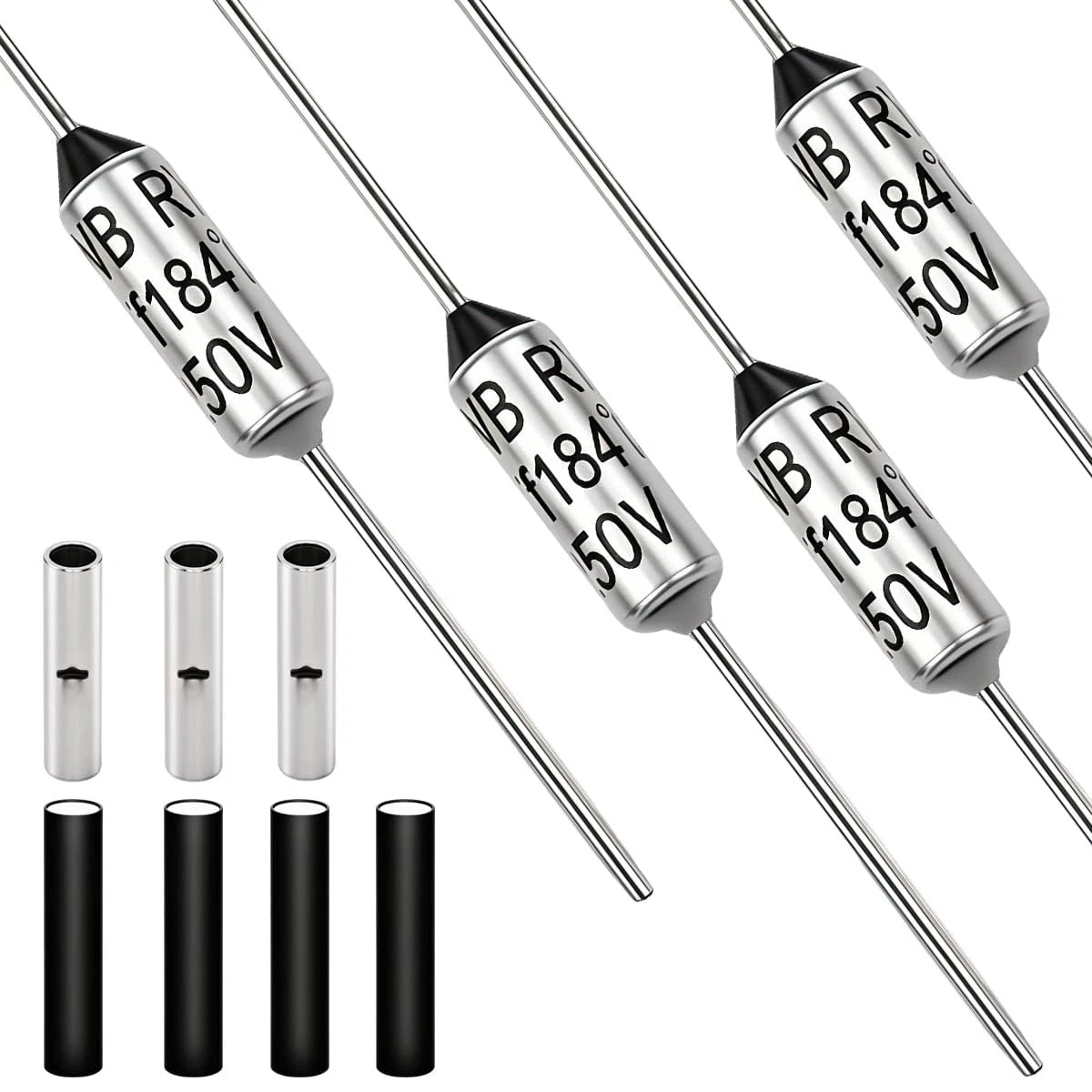 10X 184 Degree Metal Thermal Cutoffs Fuse 10A 250V