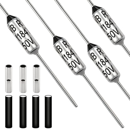 10X 184 Degree Metal Thermal Cutoffs Fuse 10A 250V