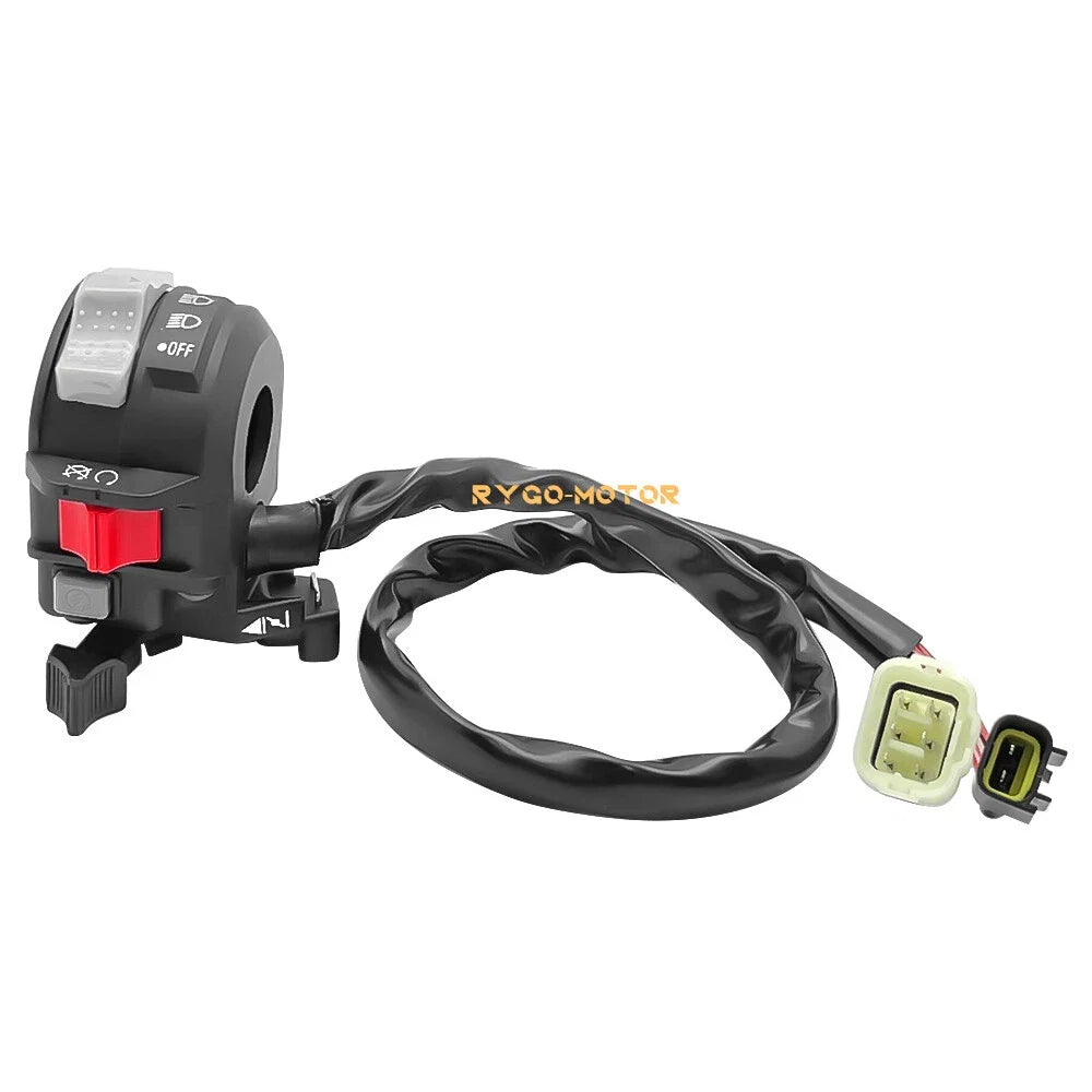 Left Handlebar Start Switch Headlight for Yamaha Wolverine 350 450 (1995–2018)