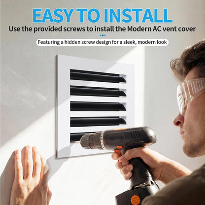 10x10 Decorative Air Vent Cover for Modern Homes (No Specific Part Numbers)