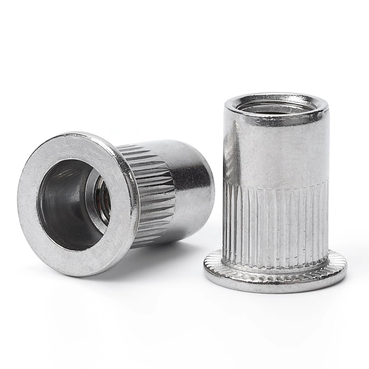 100Pcs 1/4"-20 Rivet Nut for Various Applications (304 Stainless Steel)